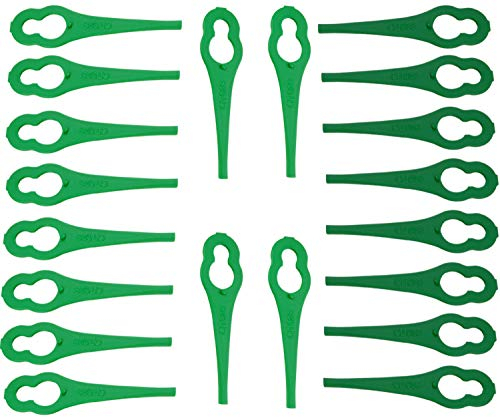 FIND A SPARE Plastic Blades For Black & Decker Bosch Gtech Qualcast Pack of 20