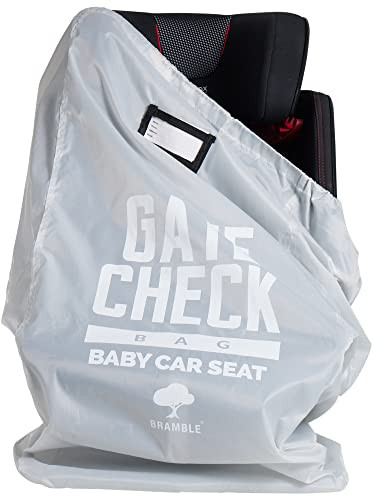 Bramble – Reisetasche für Autositze zum Einchecken am Flugzeuggate – Autositzbezug für Reisen am Flughafen – Wasserabweisende, schützende Transporttasche (Grau)