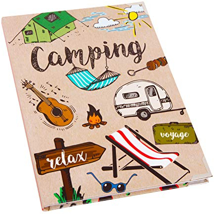 Logbuch-Verlag Camping Tagebuch Reisetagebuch DIN A5 - leeres Campingbuch Hardcover Buch zum Selberschreiben Reise