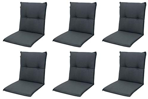 Doppler 6 x 7 cm Luxus Niederlehner Auflage Brilliant New 940, anthrazit Uni, Made IN Europe