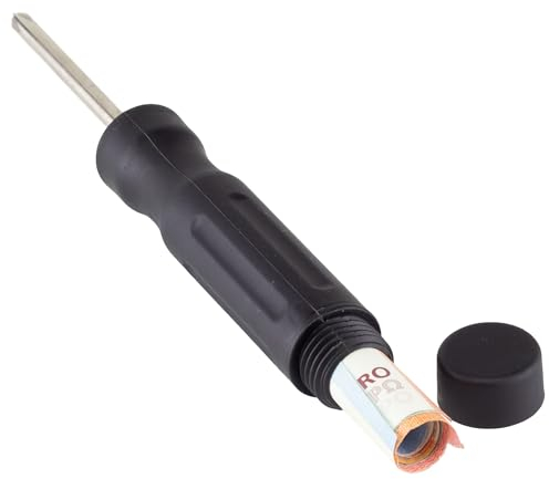 Evergreen Labs Tournevis cruciforme - Cachette secrète pour argent de voyage, coffre-fort et tirelire discrète