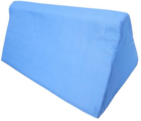Dioche Cuscino a Cuneo di Posizionamento a Forma di R Antiscivolo Allineamento del Corpo Supporto per Caviglia Supporto per Gambe Cuscino a Cuneo Laterale Blu 60 X 25 X 20 Cm per