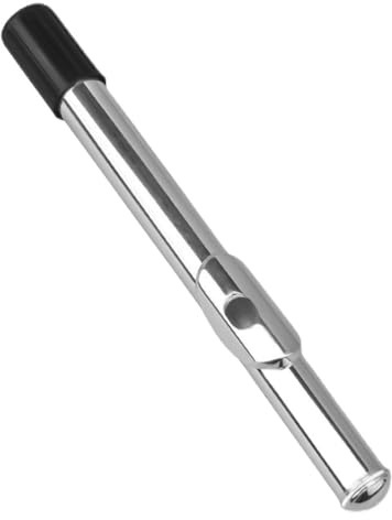 träblåsinstrument Silvermetall Flöjthuvud 23 cm Professionell Flöjthuvudled Flöjtdel Lämplig for träblåsmusiker och studenter
