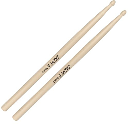 Drumsticks for Kids, 12 inch Maple Wood Drum sticks, Musical Instrument Percussion Accessories, Drumsticks for Student, Beginners (Maple, 1 Pair)