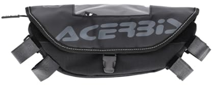 Acerbis Borsa Porta Attrezzi per Manubrio per Enduro/Dual, Nero/Grigio, 30 x 13 x 8 cm, 2.5L, PVC/Poliestere, con Chiusura in Velcro