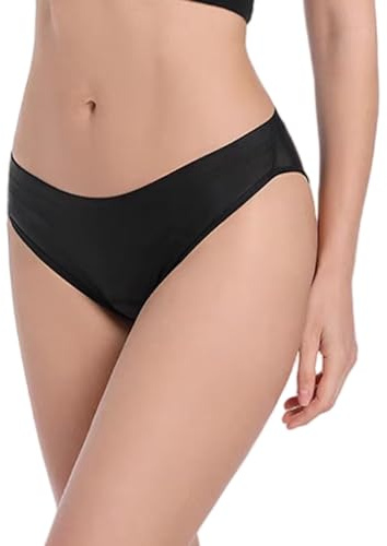 flintronic Cykelbyxor för kvinnor, cykelshorts för kvinnor, cykelbyxor, vadderade, cykelkalsonger, ventilerande cykelbyxor, Svarta trosor, L