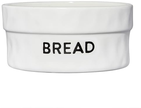 Santa Barbara Design Studio Serving Bowls White Ceramic Bread Bowl, 7.5 Diameter, BREAD