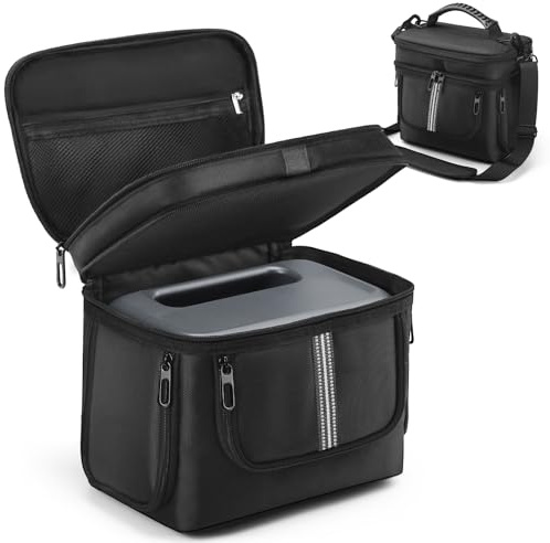 EUGOOCX Travel Bag Compatible with BLUETTI AC2A Portable Power Station, Carrying Storage Case for Outdoor Power Bank, Charging Cable and Accessories