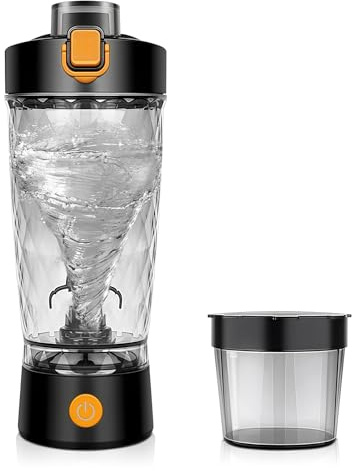 Protein Shaker flaska, elektrisk 650 ml shaker, BPA-fria för protein- och måltidsersättning shakes