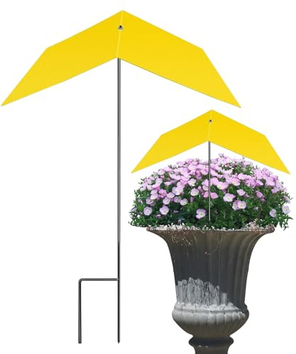 XIAOXIAOYU Parasol para plantas, parasoles de jardín para plantas al aire libre, protector de reducción de calor resistente a los rayos UV para jardín, patio, agricultores, mercado, cama de flores