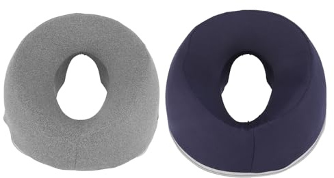 Fyearfly 2 almohadas de dormir para salón de belleza, comodidad de espuma viscoelástica, almohada transpirable boca abajo para cama de masaje