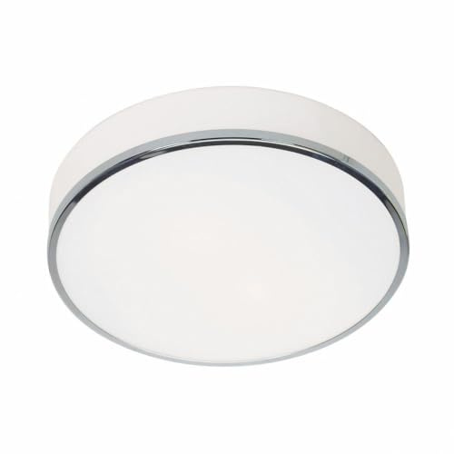 Access Lighting - HI 20671LEDDLP-CH/OPL Contemporary Modern LED Flush Mount from Aero Collection in Chrome Finish,
