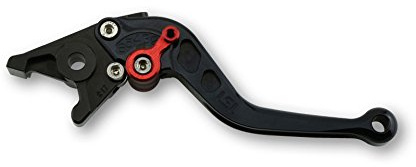 LSL Bremshebel Classic R21, schwarz/rot, kurz (Black)