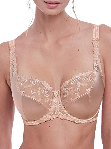 Fantasie Women's Belle Floral Lace Balcony Bra with Underwire, Natural Beige, 30D