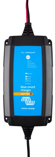 Victron Energy Blue Smart Batterie Ladegerät 24-Volt 13 Ampere 230V - Autobatterie Ladegerät - Batterieerhaltungsgerät und Desulfator - IP65 Geschützt - Bluetooth - CEE 7/16
