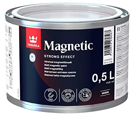 TIKKURILA Magnetische Innenfarbe mit Spezialeffekt, 0,5 Liter