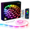 TASMOR RGB+IC LED Strip 5M, USB LED Band 5m Steuerbar via App, LED TV Hintergrundbeleuchtung Sync mit Musik, USB LED Streifen 5m LED Beleuchtung für Party Schlafzimmer Gaming Deko