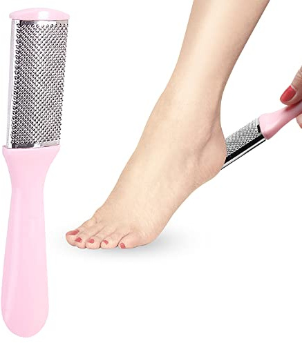 Foot Files for Hard Skin,Foot File Effective Removal Dead Skin Callus Cracked Skin(Pink)