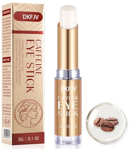 Crema Contorno Occhi caffeina con acido ialuronico e collagene per le rughe da occhiaie e da gonfiore, crema anti-invecchiamento sotto gli occhi Stick Contorno Occhi caffeina