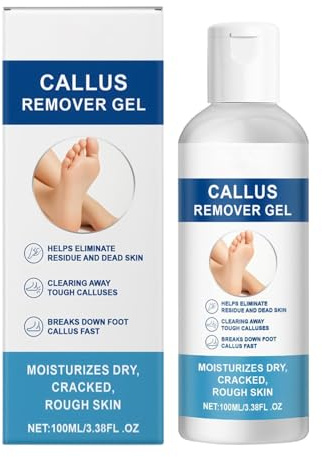Fotvård för förhårdnader – formel 100 ml aloe, fuktlösning för fötterna, 100 ml mild mjukgörande förhårdnadsborttagare gel för fötter, soin exfoliant pieds Intense | Traitement Réparateur för Trock