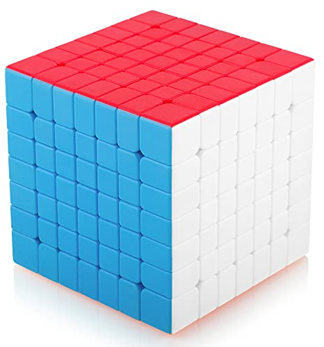 7x7 Zauberwürfel 7x7x7 Speed Stickerless Magic Cube Puzzle Magischer Würfel
