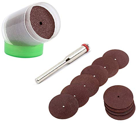 Trennscheiben-Set – 36 Stück Klingen Trennscheiben verstärkte Trennscheiben Schleifscheiben Räder Set 22 mm mit Dornendorn für Drehwerkzeug