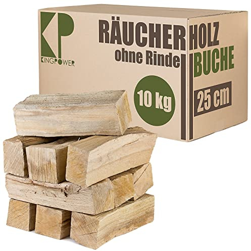 hêtre Bois de fumage 10-30 kg fumer Grille de fumoir sans écorce Kingpower, Quantité:20 kg