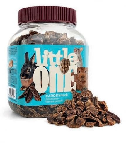 Little One Snack | Snacks für Nager | Kaninchen | Chinchillas | Degus | Meerschweinchen | 5 x 200 g (Johannisbrot)