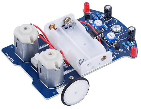 Henakmsl Elektronik Bausatz, Schulbildung Praxis Löten Bausatz Smart Car Löten Lernen Set Roboter Linie Elektronik Kit für Studenten Bildung Schule Wettbewerb