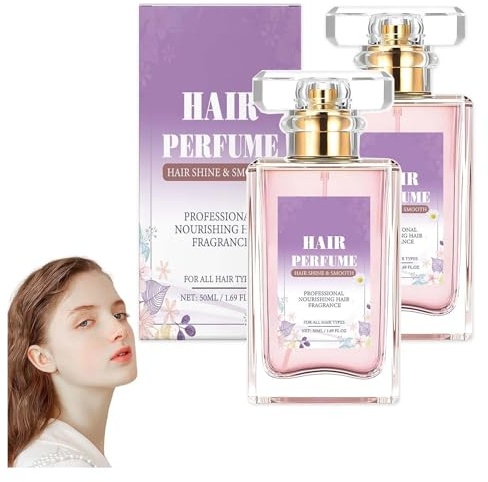 Parfum pour cheveux, parfum phéromones pour cheveux secs et abîmés, huiles essentielles pour femmes, huiles essentielles pour cheveux humides - Brume nourrissante pour cheveux secs avec anti-frisottis