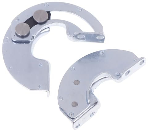 2PCS Hidden Hinges Soft Close Surface Mount Kitchen Cabinet Hinges 90 Degree Limit Hinge Ideal for Industrial Equipment & Cabinet Doors