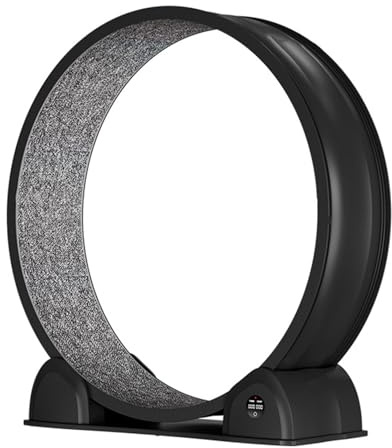 ZEPFJHE Extra Large Cats Treadmill with 110cm Diameter Quiet Operations Pet Running Wheel for Heavy Up to 12kg Exercise Running Wheel