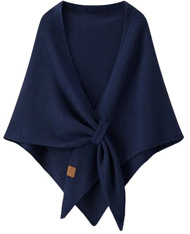 Ladiery Triangular Pashmina Wraps for Women, Premium Spring Autumn Winter Knitted Shawl, Soft Warm Scarf for Travel Party Daily Wear Gift