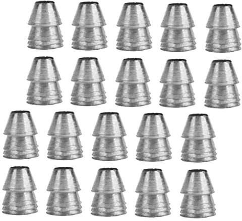 MERRYHAPY Lot de 20 Cales de en Fer pour Manche de Marteau cale en métal pour renforcement d'outils Fournitures d'installation de Conique