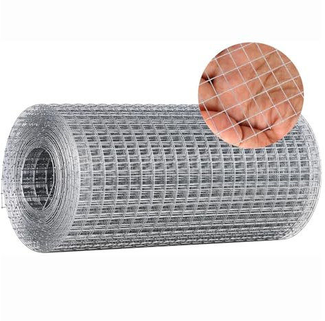 VXHCS 304 Edelstahl-Maschendraht, Volierendraht 6mm/0,8mm Garden Farm Treppendekornetz, Balkon-Grenzschutzzaunnetz (0.17x12m)