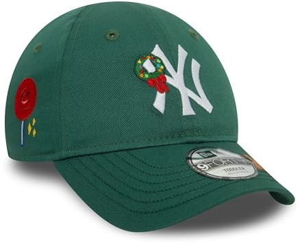 New Era New York Yankees Berretto da Baseball per Bambini Piccoli MLB Logo della Squadra Natale Bambino NY Verde