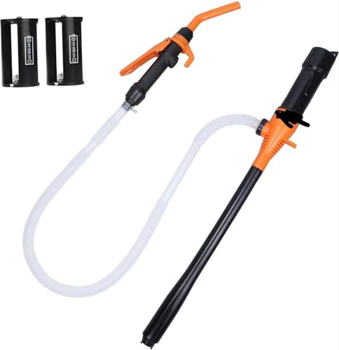 Battery Operated Liquid Transfer Pump,Pumps Up to 2.5 Gallons Per Minute, Portable Transfer, Multi-Function Portable for Fuel Oil Water Gas Fish Tank