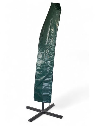 Pincho Funda Sombrilla Exterior Impermeable Funda Protectora Exterior + Cremallera Reforzada, Funda Sombrilla Jardín + Cordón Ajustable - 160×24×24 cm