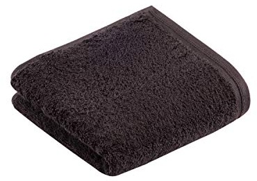 Vossen Vegan Life Gästetuch 40 x 60 cm anthrazit