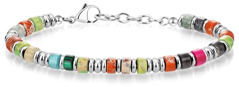 SIUMAL Boho Mens Bracelet, Beaded Bracelets for Men, Trendy Jewelry Gifts | Handmade Design, Adjustable, Lightweight and Comfortable, Suitable for Daily Wear