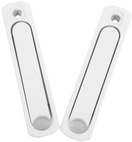 SOLUSTRE Maniglia per Finestre Invisibile in Lega di Zinco 2 Pezzi, Rotazione a 360 Gradi, Design Moderno e Pulito, per Cucine e Camere da Letto