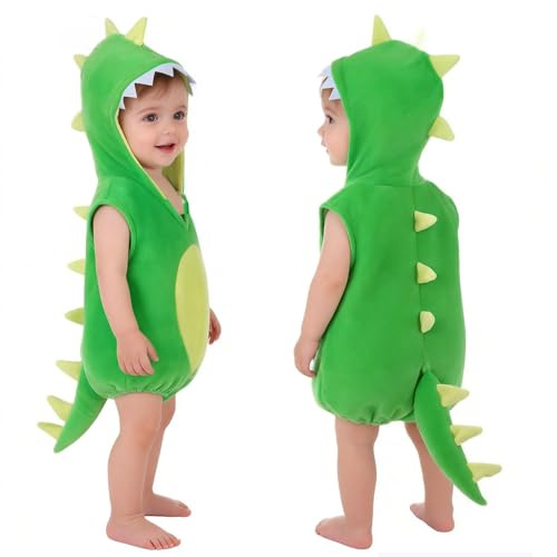Beipegin Dinosaurie Bee Dinosaurie Kostym För Pojke Flicka Bodysuit Sparkdräkt Baby karneval Klänning Halloween Fest 0-3 År
