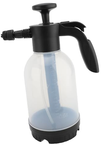 TOPINCN Skumpumpsspruta, 2L Handpump Skumspruta med Justerbart Munstycke, Skumkanon för Biltvätt för Biltvätt Trädgårdsmöbler