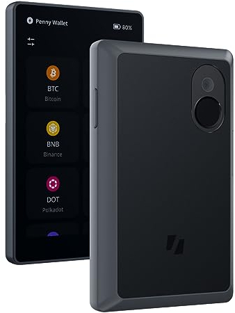 Keystone - Cryptocurrency Hardware Wallet 100% air-gapped, 4-inch Touch Screen, Fingerprint Sensor, Store Your Crypto securely (Keystone 3 Pro)