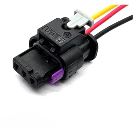 UHNYTRV 1 Juego de conector de Radar de marcha atrás de coche de 3 pines 7615490-03 872-858-541 enchufe del sensor de presión de aceite 1718653-1 1-1718644-2(Lavender,5 Sets)