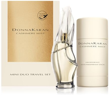 Donna Karan Cashmere Mist Discovery Mini Duo Set For Women - Eau de Parfum Mini Spray 0.25 Fl. Oz. & Anti-Perspirant Deodorant Stick, 1.0 Oz.