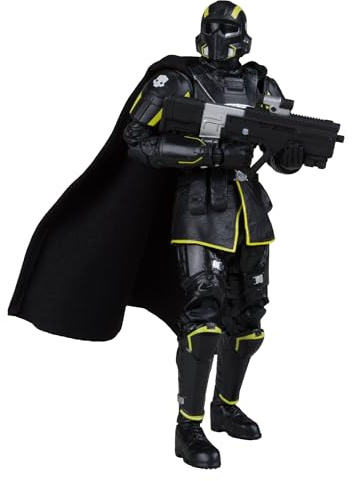 McFarlane Helldivers II Elite Edition Figurine B-01 Tactical #10 18 cm | McFarlane Elite Edition #10 Figurine de luxe de 17,8 cm avec cape, armes et base de présentation