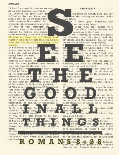 See the Good in All Things - Romans 8:28: Christian Bible Verse Notebook, Composition Book, Wide-ruled lining, 8.5 x 11 inches (Inspired Notebooks)
