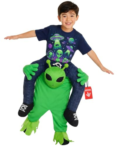 Morph MCKPBAL utomjordisk rikå-kostym, unisex, en storlek för barn