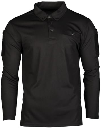 Mil-Tec Herren Tactical Quick Dry T-Shirt, Schwarz, M EU